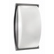 Atlantis Large Exterior Wall Sconce - Titanium / Frosted