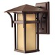 Harbor Exterior Wall Sconce - Anchor Bronze / Amber Etched Seedy Harbor Exterior Wall Sconce - Anchor Bronze / Amber Etched Seedy