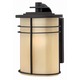 Ledgewood Energy Saving Exterior Wall Sconce - Museum Bronze / Champagne Ledgewood Energy Saving Exterior Wall Sconce - Museum Bronze / Champagne