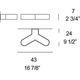 Cross Over Wall Sconce - /