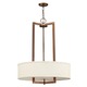 Hampton 3204 Suspension - Brushed Bronze / Off White Hampton 3204 Suspension - Brushed Bronze / Off White