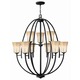 Valley Chandelier - Black / Amber Valley Chandelier - Black / Amber