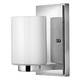 Miley Vanity Wall Sconce - Chrome / White Miley Vanity Wall Sconce - Chrome / White