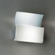 Cast Wall Sconce - Aluminum / Frosted Cast Wall Sconce - Aluminum / Frosted