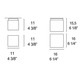 Cubi Wall / Ceiling Mount  -  / 