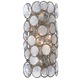 Palla Wall Sconce - Antique Silver / 