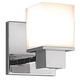 Milford Vanity Wall Sconce - Polished Chrome / Opal/Matte Milford Vanity Wall Sconce - Polished Chrome / Opal/Matte