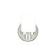 Southport Vanity Wall Sconce - Polished Chrome / Opal/Matte