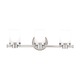 Southport Bath Bar - Polished Chrome / Opal/Matte
