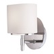 Trinity Vanity Wall Sconce - Polished Chrome / Opal/Matte
