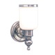 Chatham Vanity Wall Sconce - Antique Nickel / Opal/Matte Chatham Vanity Wall Sconce - Antique Nickel / Opal/Matte