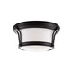 Newport Flush Ceiling Mount - Old Bronze / Opal / Glossy