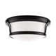 Newport Flush Ceiling Mount - Old Bronze / Opal / Glossy