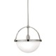 Stratford Pendant - Polished Nickel / Opal/Matte