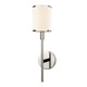 Aberdeen Wall Sconce - Polished Nickel / Off White Aberdeen Wall Sconce - Polished Nickel / Off White