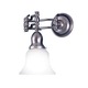 Adjustables Reading Arm Wall Sconce - Satin Nickel / Opal / Glossy Adjustables Reading Arm Wall Sconce - Satin Nickel / Opal / Glossy