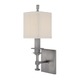 Berwick Wall Sconce - Antique Nickel / Off White Berwick Wall Sconce - Antique Nickel / Off White