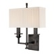 Berwick 2 Light Wall Sconce - Old Bronze / Off White