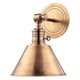 Garden City Wall Sconce - Aged Brass / 