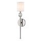 Rockland Wall Sconce - Polished Nickel / Off White Rockland Wall Sconce - Polished Nickel / Off White