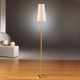 Illuminator Narrow Shade Adjustable Floor Lamp - Brushed Brass / Satin White