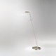 Bernie Floor Lamp - Satin Nickel / 