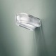 Arctic 1 Wall Sconce - Polished Steel / Clear