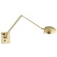 Bernie Reading Swing Arm Wall Lamp - Polished Brass/Brushed Brass Bernie Reading Swing Arm Wall Lamp - Polished Brass/Brushed Brass /