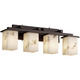 Montana Faux Alabaster Bath Bar - Dark Bronze / Faux Alabaster Montana Faux Alabaster Bath Bar - Dark Bronze / Faux Alabaster