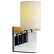 Aero Candlearia Cream Wall Sconce - Polished Chrome / Cream Aero Candlearia Cream Wall Sconce - Polished Chrome / Cream
