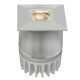 Port LED Square Wall / Floor Recessed - Satin Aluminum / 