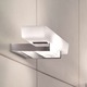Brick P Wall Sconce - Polished Chrome / Satin White/Clear Crystal Brick P Wall Sconce - Polished Chrome / Satin White/Clear Crystal