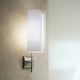 Diane P Wall Sconce - Satin Nickel / Satin White Diane P Wall Sconce - Satin Nickel / Satin White