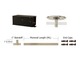 Monorail 300W Remote Kit 1 Inch Drop - Polished Nickel / 