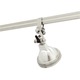 Monorail Vespa Head with LH16 Louver Lens Holder - Polished Nickel / Polished Nickel