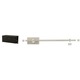 Monorail Wall 300W Kit - Satin Nickel / 