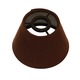 Taper Shade Accessory -  / Chocolate Silk Dupioni