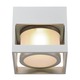 Cube-O Wall / Ceiling Mount - Satin Aluminum / White Cube-O Wall / Ceiling Mount - Satin Aluminum / White