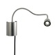 Night Owl 3 Plug-In Wall Sconce - Satin Nickel Night Owl 3 Plug-In Wall Sconce - Satin Nickel /