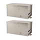 Remote 4x300W 12V Dual Feed Magnetic Transformer - Black / 