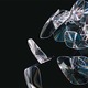 Hope 28 Suspension - Polished Steel / Transparent