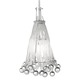 FJ Marmo Pendant - Satin Nickel / Clear