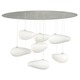 Constellation Suspension - Satin Nickel / Opal