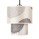 Deco Small Pendant - Brushed Nickel / Black Mumm