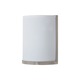 Meridian Wall Sconce - Brushed Nickel / White Linen Meridian Wall Sconce - Brushed Nickel / White Linen
