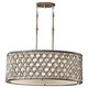 Lucia Oval Pendant - Burnished Silver / Cream Lucia Oval Pendant - Burnished Silver / Cream