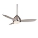 Concept I Fan Wet Location - Brushed Nickel Silver / 