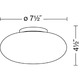 5401 Ceiling Flush Mount -  / 