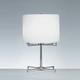 Water Tower Archived Table Lamp - Satin Nickel / White Water Tower Archived Table Lamp - Satin Nickel / White