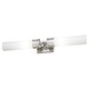 Astor Double Bath Bar - Chrome / Shiny Opal